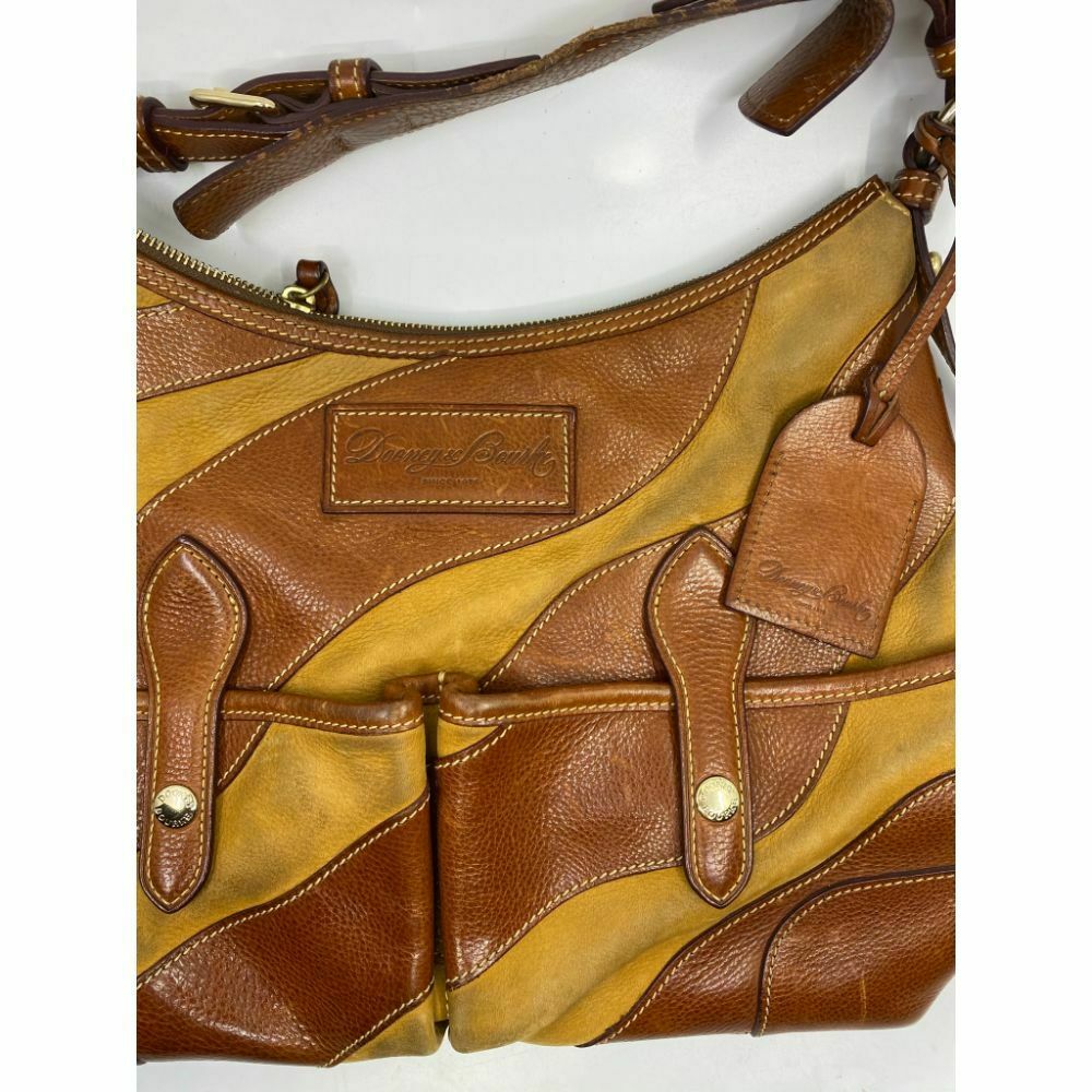 DOONEY & BOURKE Tan Brown Large Leather Tote Bag