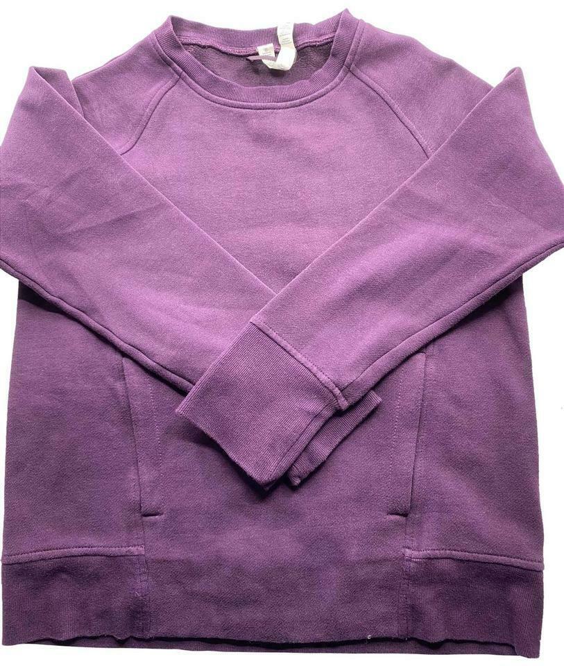 LULULEMON Womens Purple Long Sleeves Stylish Sweaters Size: 4