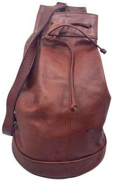 Coach Burgundy Leather Backpack
