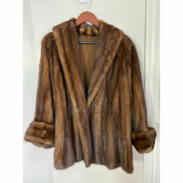 Vintage Brown Mink Fur Coat Small/ Medium Freshly Dry Cleaned