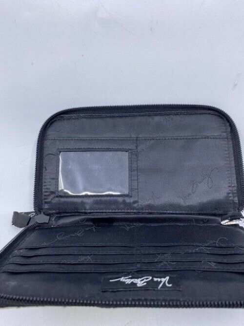 Vera Bradley Black Lightweight Id Hold All Wallet