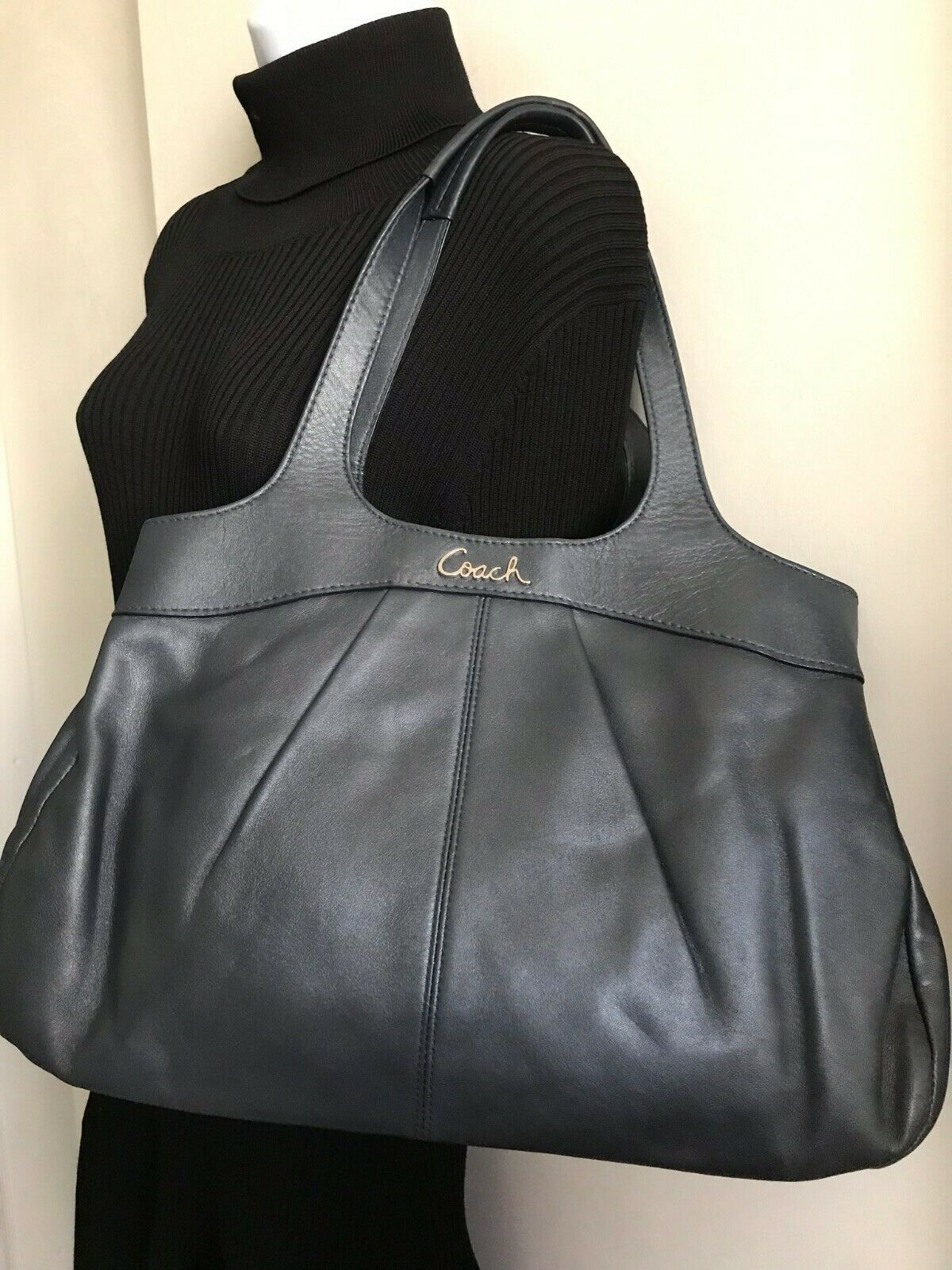 Coach leather handbag