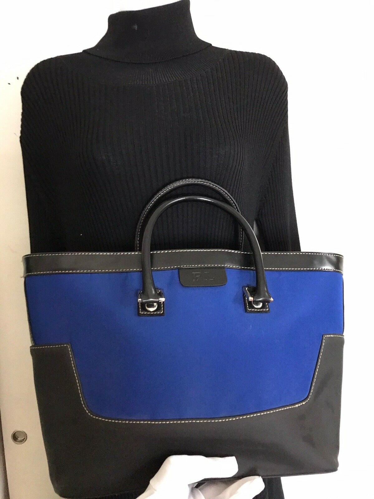 RALPH LAUREN Fabric Tote Bag
