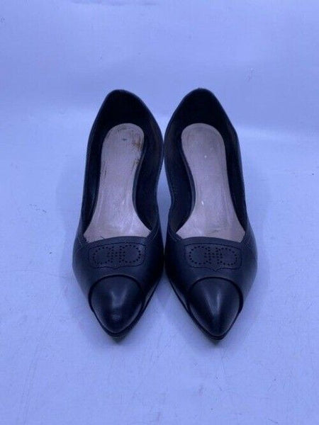 Salvatore Ferragamo Black Light Insignia Pumps Size Us