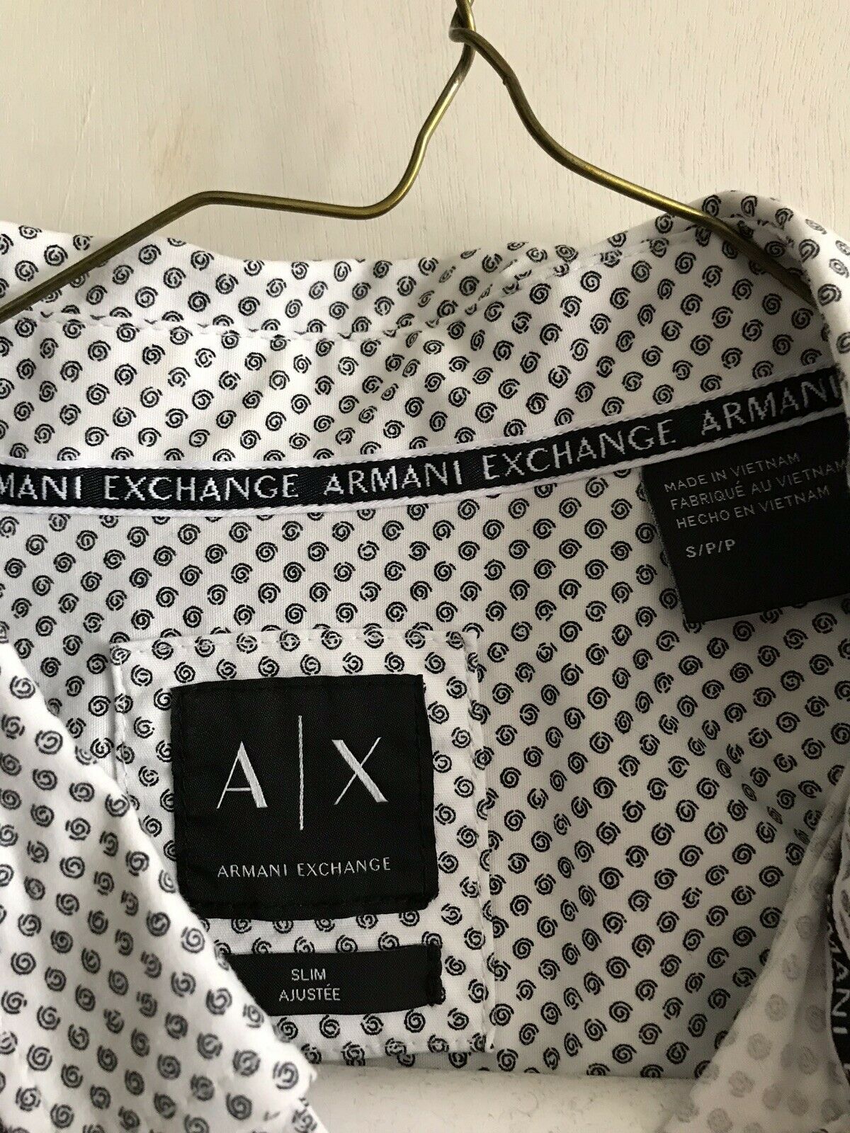Armani Exchange Women’s Long Sleeve Woven Sz Small