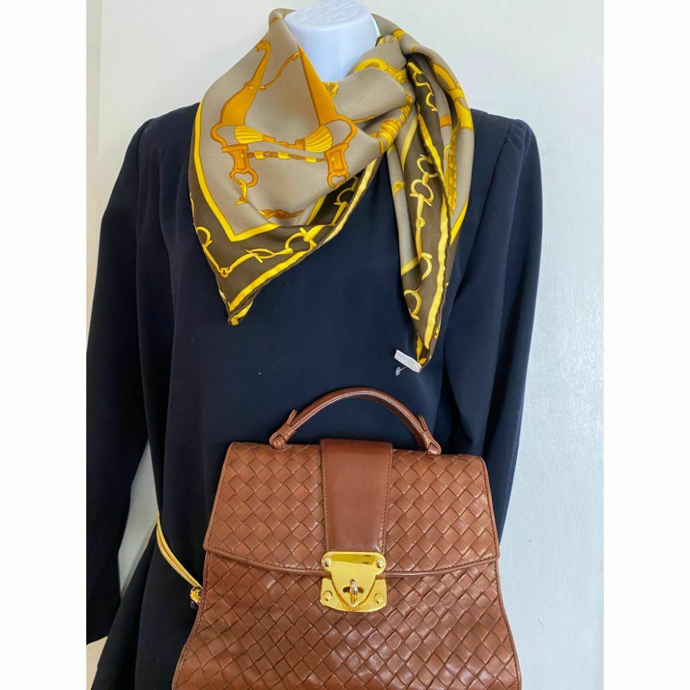 BOTTEGA VENETA Brown Woven Leather Handbag Msrp 1,200