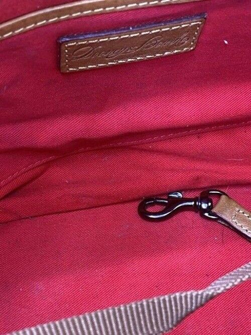 dooney and bourke yellow leather shoulder bag