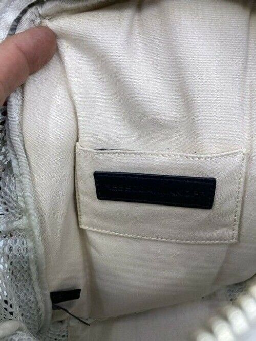 Rebecca Minkoff Net Mini Mab White Leather Backpack