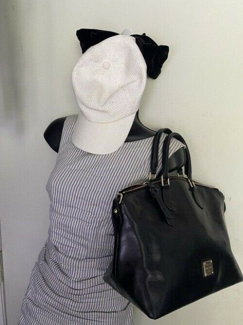 Dooney And Bourke Summer Black Leather Cross Body Bag