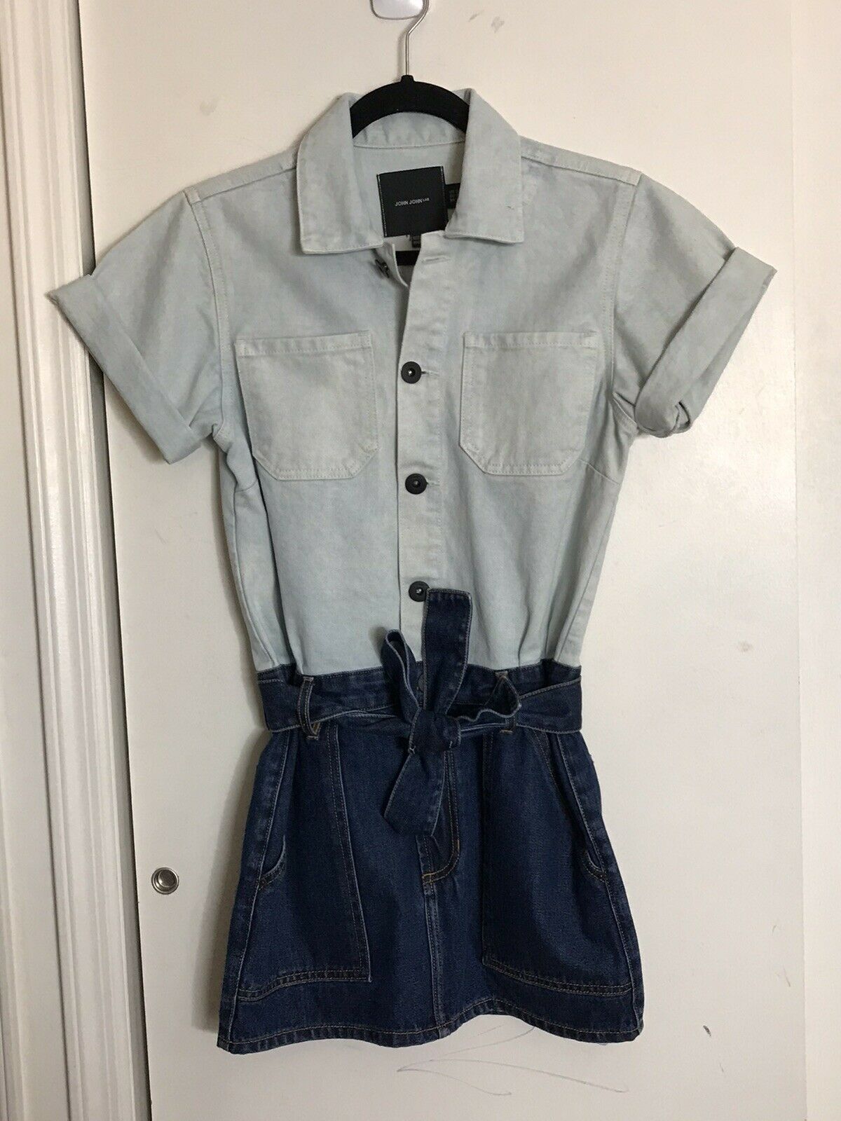 NWT! John John Lab Denim Romper Sz Small