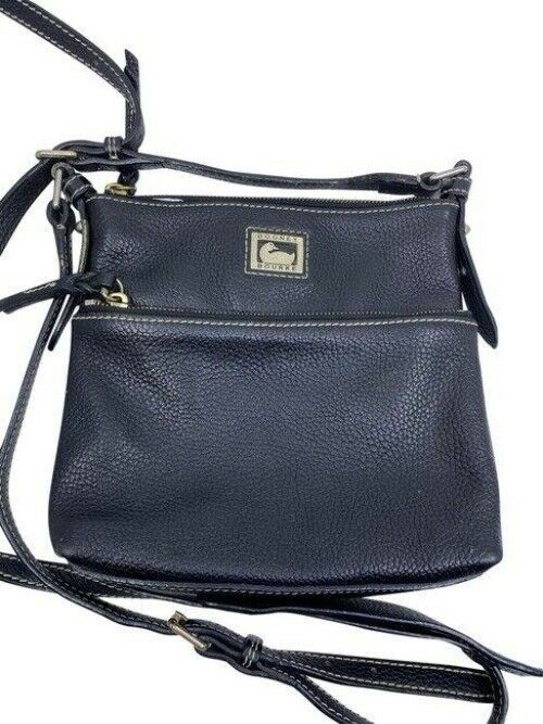 Dooney and Bourke black leather cross body bag
