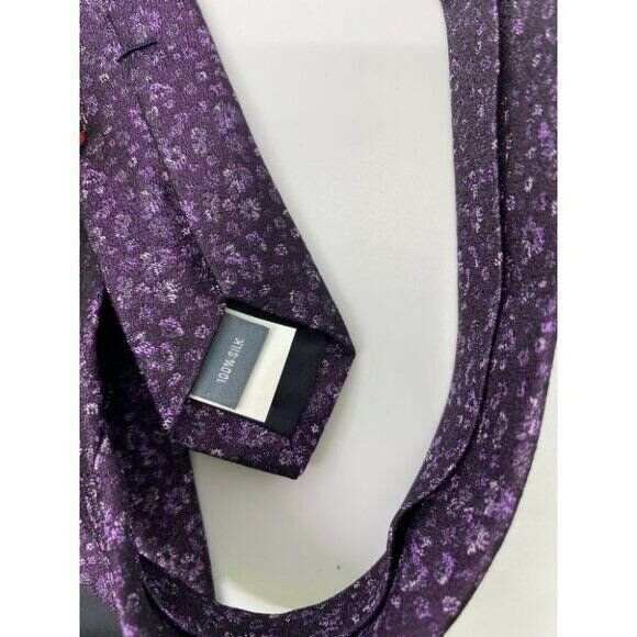 New BONOBOS Purple White Premium Neck Tie Handmade