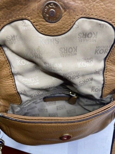 Michael Kors Classic Tan Leather Cross Body Bag