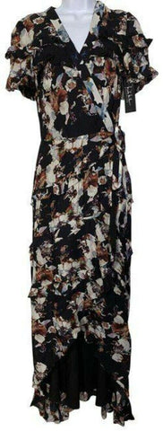 nicole miller black white new maxi msrp