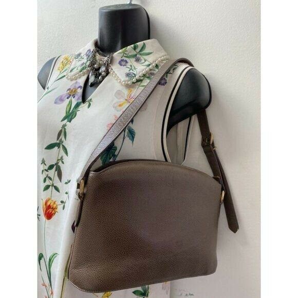 Coach Brown Vintage Pebbled Leather Shoulder Bag