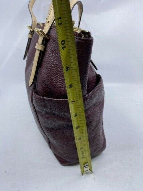 michael kors large msrp burgundy leather shoulder bag