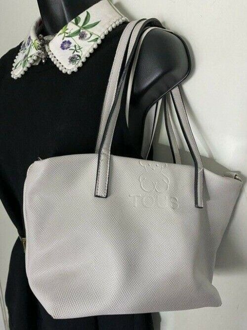 tous bag off white leather tote