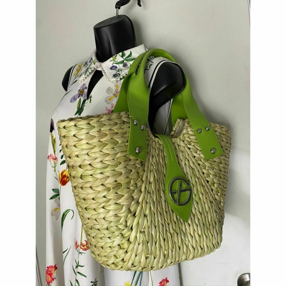 Francesco Biasia Green Shoulder Bag