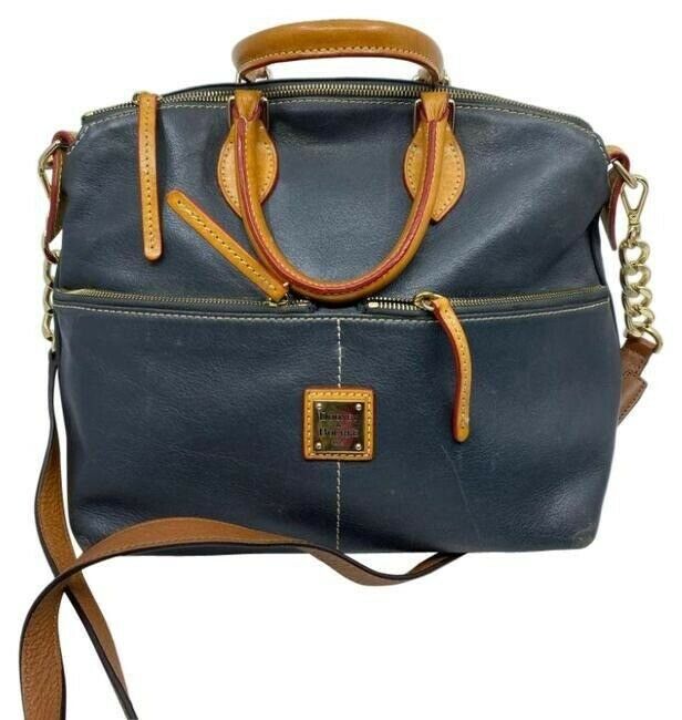 Dooney And Bourke Vintage Black Leather Shoulder Bag