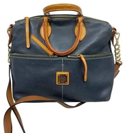 Dooney And Bourke Vintage Black Leather Shoulder Bag