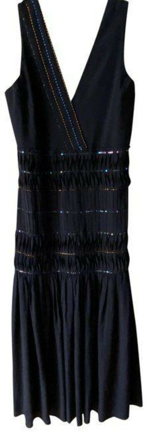Nicole Miller Black Msrp Short Casual Dress