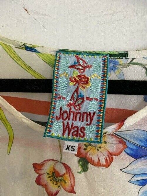 johnny was multicolor xs floral tunic