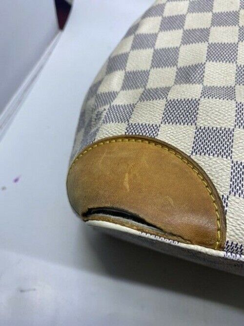Louis Vuitton Hampstead Vintage Cream Damier Azur Canvas Shoulder Bag