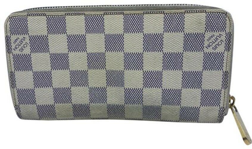 Louis Vuitton White Damier Azur Organizer Ca4182 Wallet