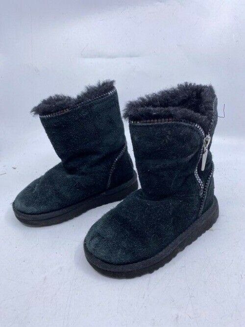 Ugg Australia Unique Zipper Top Kids Bootsbooties Size Us