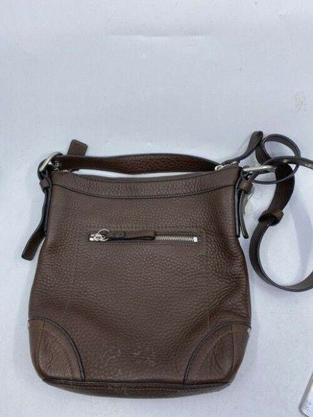 coach shoulder brown leather cross body bag