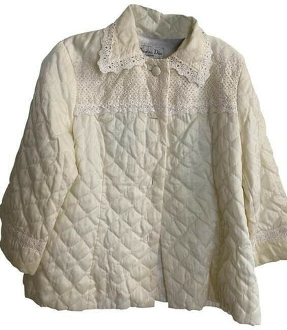 dior white vintage lingerie small activewear outerwear