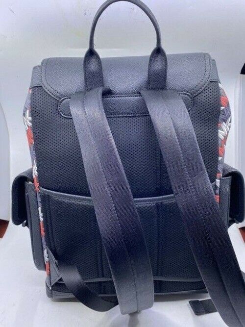 Michael Kors Hudson Logo And Utility Rucksack Multi Color Leather Backpack