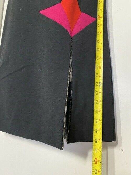 nicole miller black w new w slit msrp short casual dress