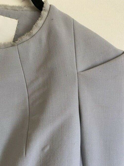 Zac Posen gray new feather msrp