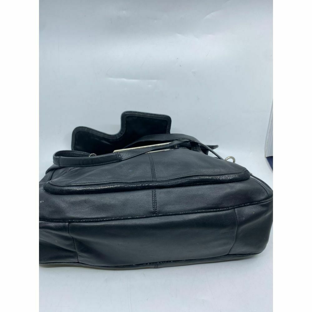 COACH Medium/ Large Leather Black Shoulder Bag