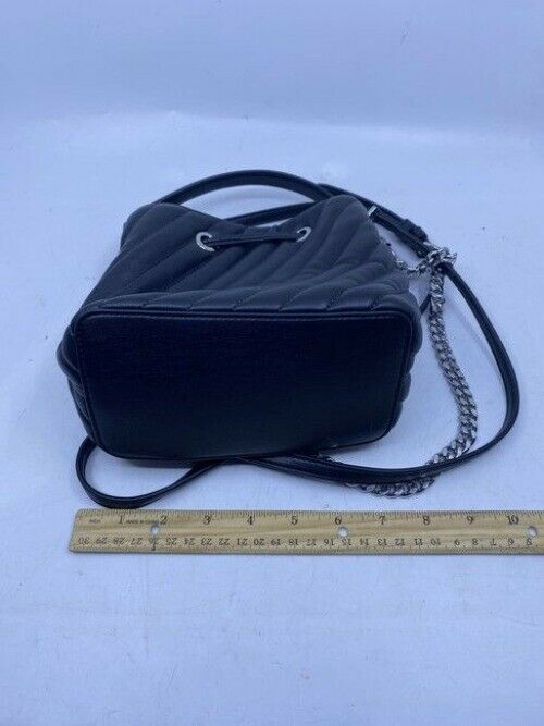 Michael Kors Suri Small Vegan Black Faux Leather Cross Body Bag
