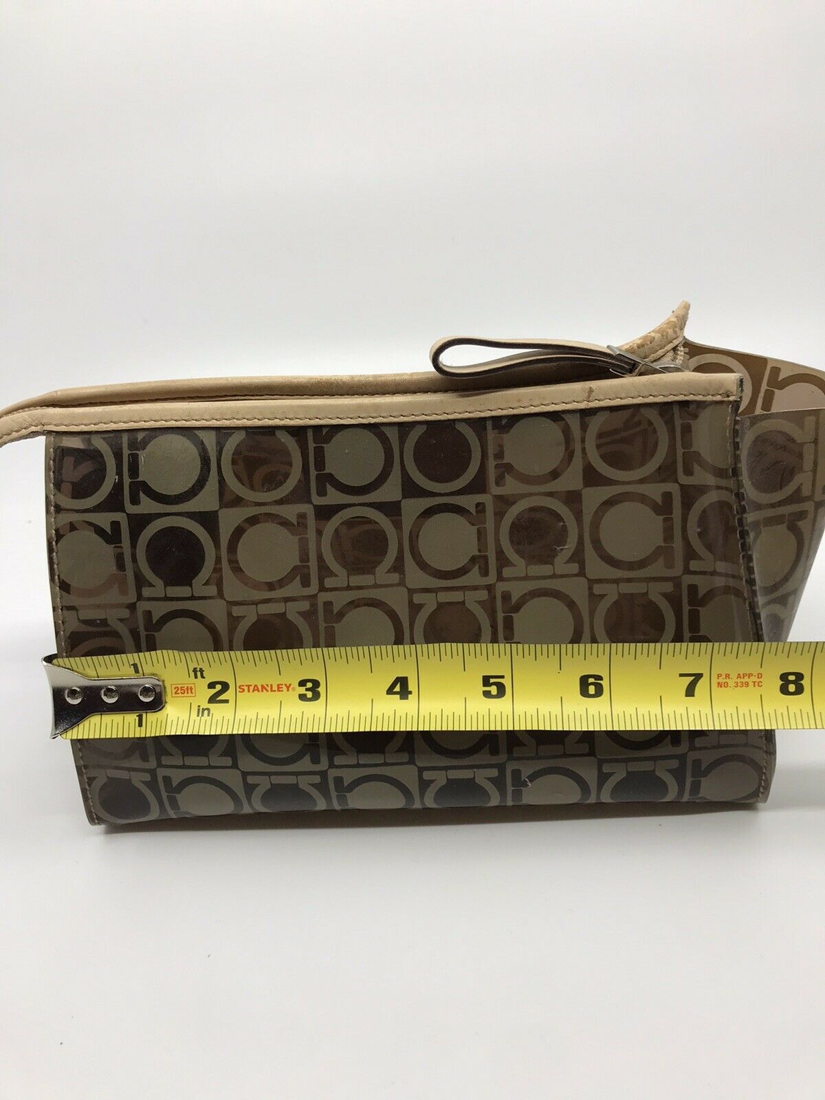SALVATORE FERRAGAMO vintage Pastic Pouch