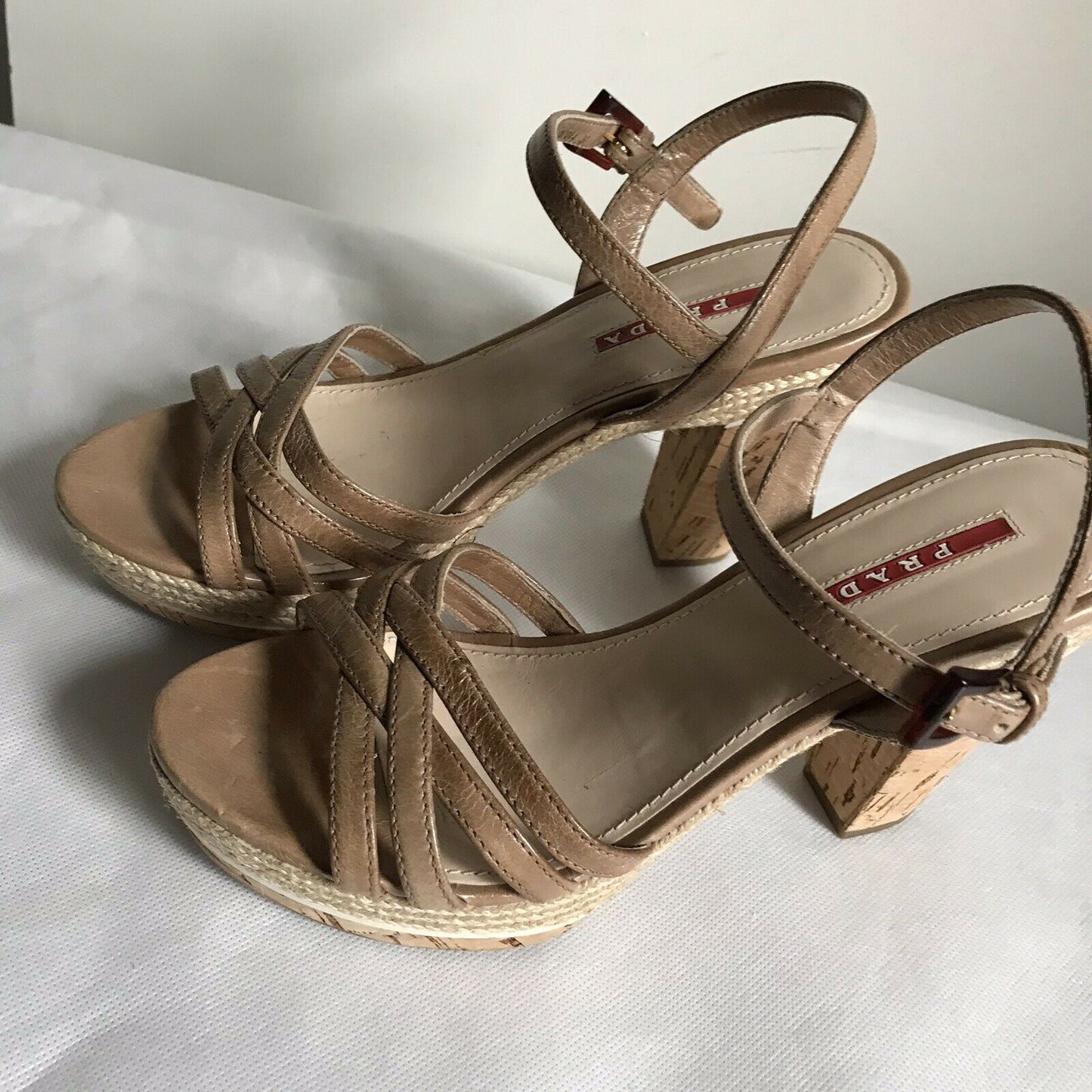 PRADA High Heel Sandals 37