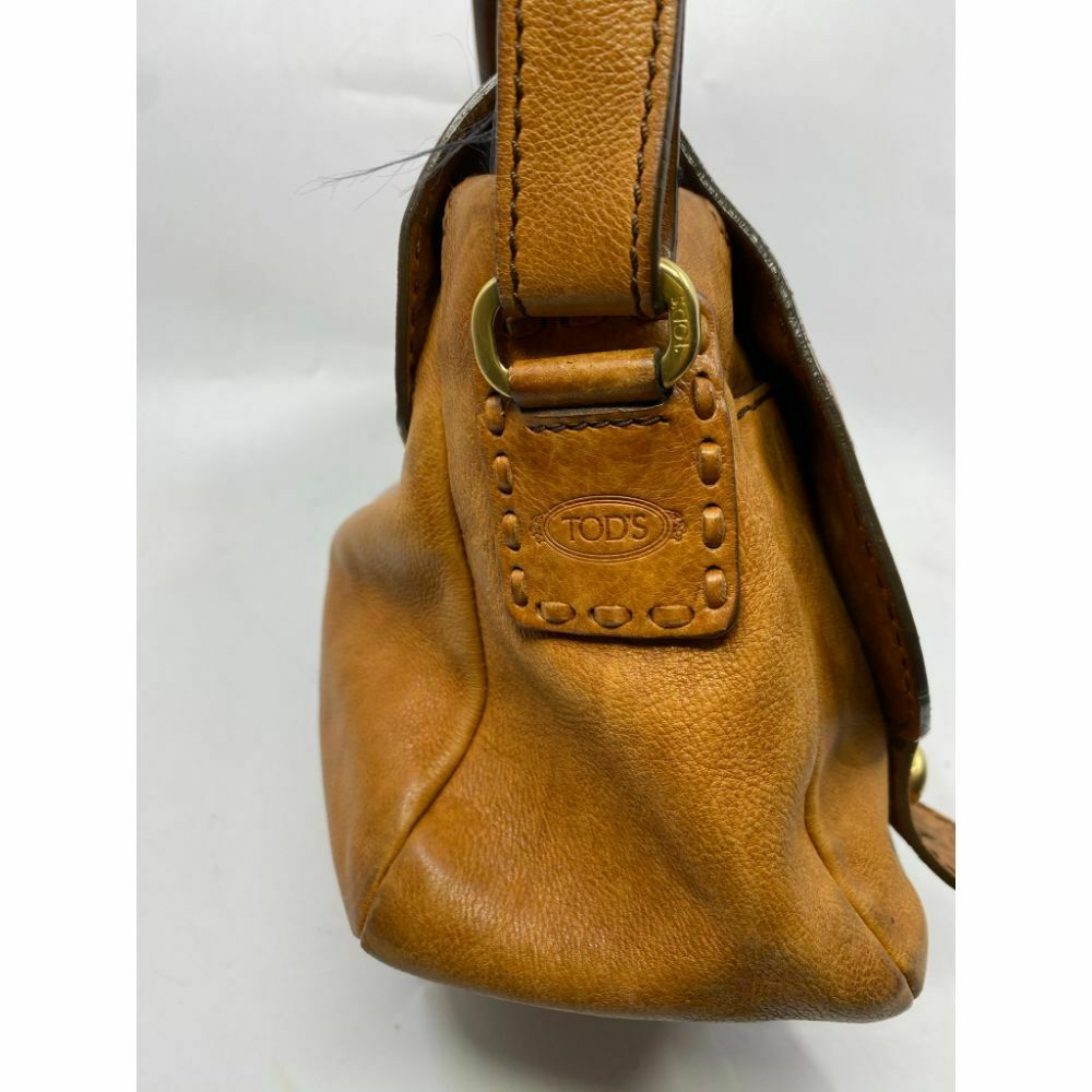TOD’S Vintage Brown Leather Shoulder Bag