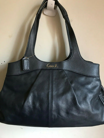 Coach large shoulder bag - Black Leather