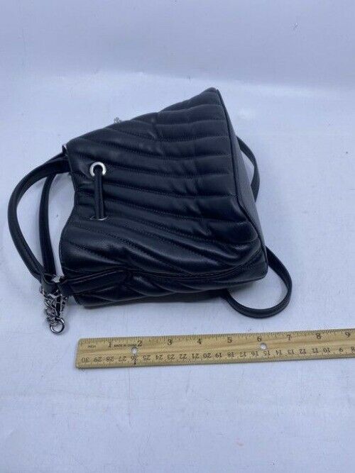 Michael Kors Suri Small Vegan Black Faux Leather Cross Body Bag