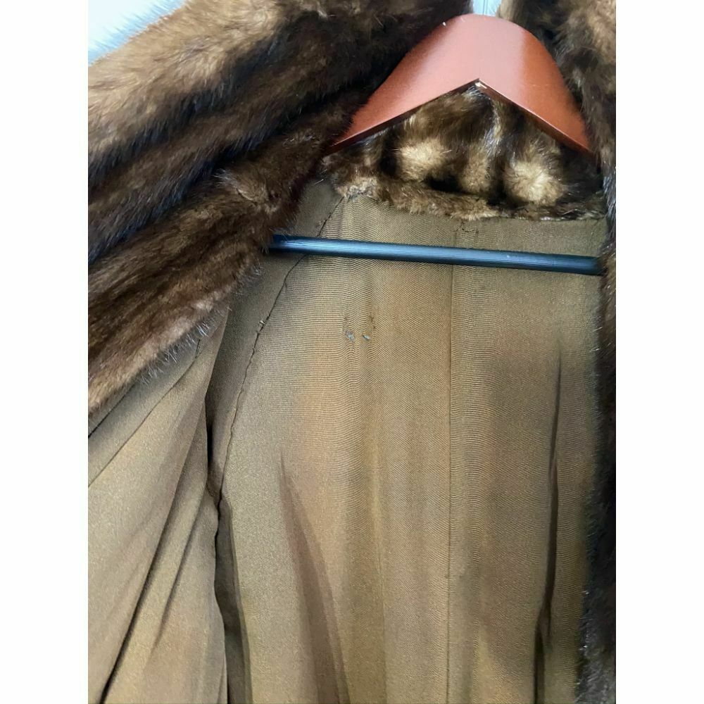 Vintage Brown Mink Fur Coat Small/ Medium Freshly Dry Cleaned