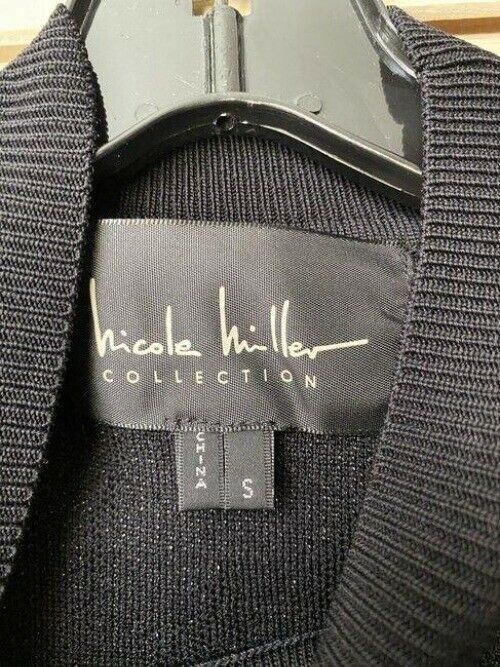 Nicole Miller Small Msrp Gray Sweater