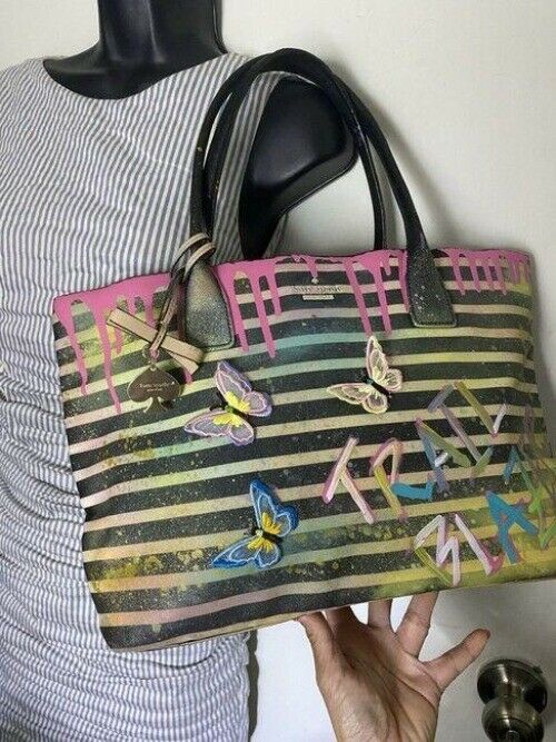 kate spade w customized by me w applique street multicolor tote