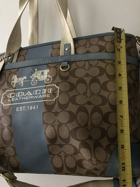 COACH XL Weekend/ Diaper Coated Canvas Bag