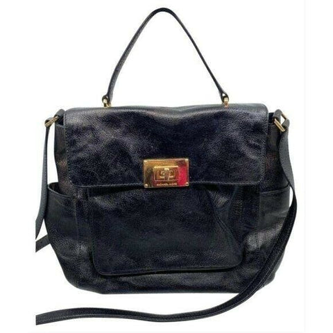 MICHAEL KORS Blue Large Leather Shoulder Bag $390