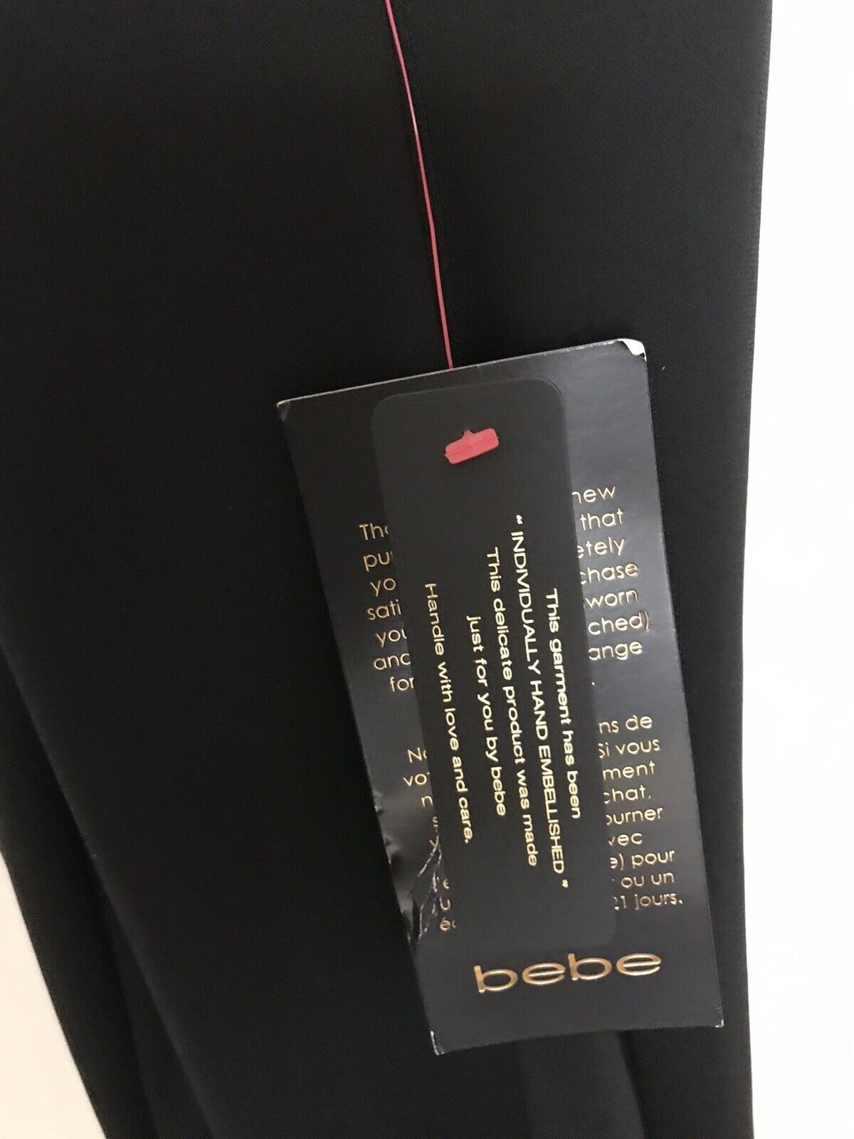NWT BEBE Black Dress