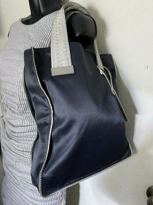 Devi Kroell Shoulder Bag Black Nylon Fabric Tote