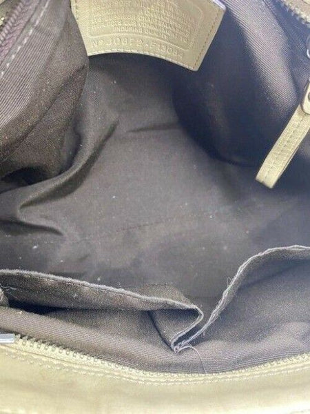 coach medium beige leather shoulder bag