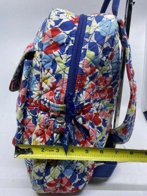 vera bradley floral quilted large multicolor backpack